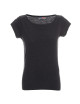 CRIMSON CUT FANTASY Damen T-SHIRT DUNKELGRAU MELANGE DTG-Stickerei