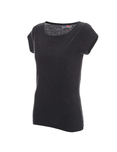 CRIMSON CUT FANTASY Damen T-SHIRT DUNKELGRAU MELANGE DTG-Stickerei