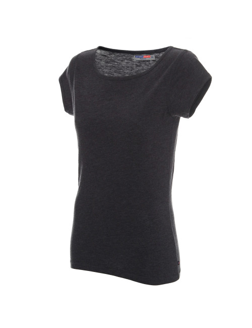 CRIMSON CUT FANTASY Damen T-SHIRT DUNKELGRAU MELANGE DTG-Stickerei