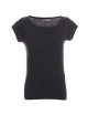 CRIMSON CUT FANTASY Damen T-SHIRT DUNKELGRAU MELANGE DTG-Stickerei