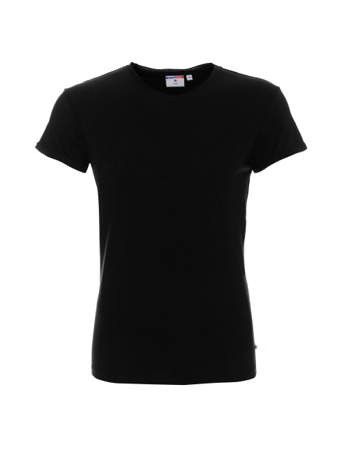 CRIMSON CUT LIFE T-SHIRT Men`s BLACK embroidery print DTF silkscreen logo