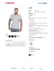 CRIMSON CUT LIFE Men`s T-SHIRT GRAY BLUE print embroidery silkscreen