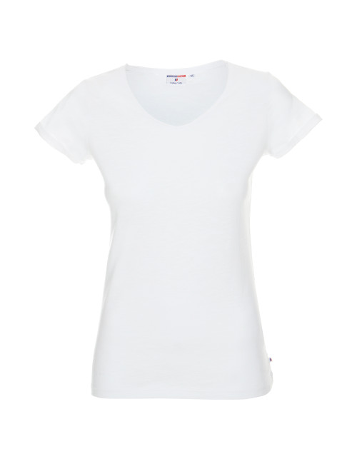 Damen-T-Shirt Promostars Ladies' Life Weiß Crimson Cut