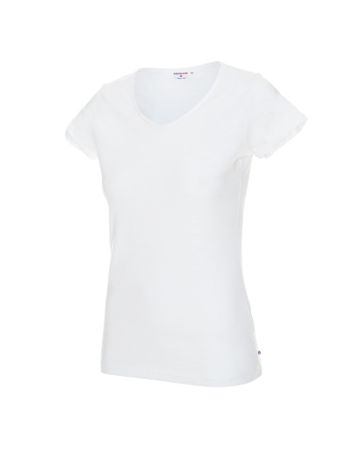 Damen-T-Shirt Promostars Ladies' Life Weiß Crimson Cut