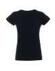 CRIMSON CUT LADIES` LIFE Damen-T-Shirt, marineblauer Aufdruck, Logo-Stickerei