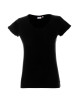 CRIMSON CUT LADIES` LIFE T-SHIRT Women`s BLACK screenprint logo