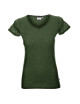 CRIMSON CUT LADIES` LIFE Damen T-Shirt DAMEN KHAKI DTG-Stickerei