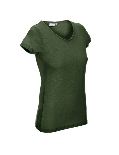 CRIMSON CUT LADIES` LIFE T-SHIRT Women`s LADIES` KHAKI DTG print embroidery