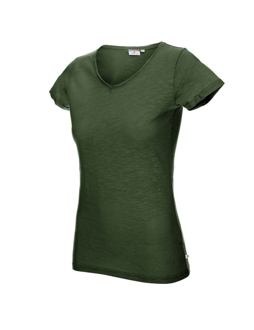CRIMSON CUT LADIES' LIFE KOSZULKA Damska LADIES' KHAKI nadruk DTG haft