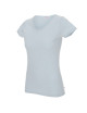 CRIMSON CUT LADIES` LIFE Damen T-Shirt GRAU BLAU mit Aufdruck und Stickerei