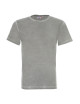 CRIMSON CUT SMOKY HERREN T-SHIRT HELLGRAU Stickerei Siebdruck Druck Stickerei