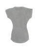 CRIMSON CUT SMOKY LADY T-SHIRT Women`s LIGHT GRAY embroidery silkscreen logo