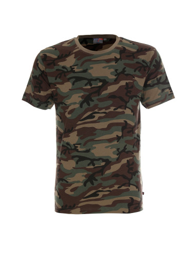 Promostars CAMO HERREN T-SHIRT, DARK CAMO, Druck, Stickerei, Logo, Siebdruck