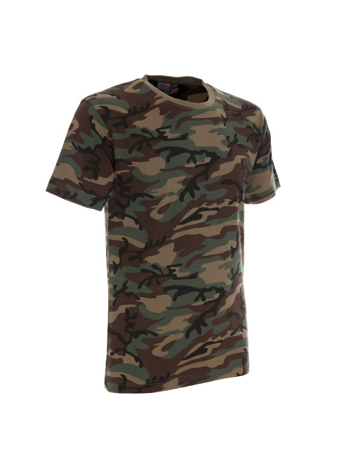 Promostars CAMO HERREN T-SHIRT, DARK CAMO, Druck, Stickerei, Logo, Siebdruck
