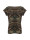 Lady-Damen-Camouflage-T-Shirt, dunkler Camo-Crimson-Schnitt