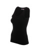 Promostars VIOLET Women`s T-SHIRT BLACK print embroidery logo silkscreen