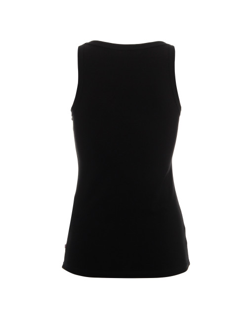Promostars VIOLET Women`s T-SHIRT BLACK print embroidery logo silkscreen