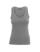 Promostars VIOLET Women`s T-SHIRT LIGHT GRAY MELANGE printed logo embroidery