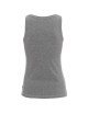 Promostars VIOLET Women`s T-SHIRT LIGHT GRAY MELANGE printed logo embroidery