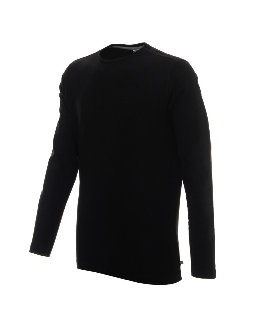 Promostars VOYAGE Herren T-SHIRT SCHWARZ Aufdruck Stickerei Siebdruck DTG Logo