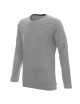 VOYAGE HERREN-T-SHIRT, HELLGRAU MELANGE, Logodruck, Siebdruck, Stickerei