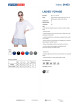 Damen-T-Shirt Promostars Ladies' Voyage Weiß