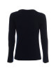 Promostars LADIES` VOYAGE Women`s T-SHIRT NAVY PRINT logo embroidery