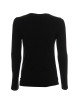 Promostars LADIES` VOYAGE T-SHIRT Women`s BLACK print embroidery silkscreen