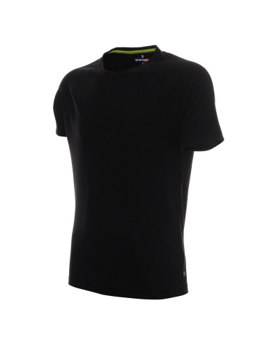 Promostars CHILL Herren-T-SHIRT, SCHWARZ, Logodruck, Stickerei, Siebdruck