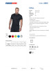Promostars CHILL Men`s T-SHIRT BLACK print logo embroidery silkscreen