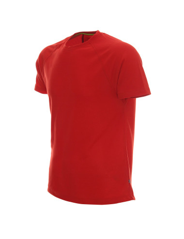 Promostars CHILL Herren-T-Shirt rot, Stickerei, Siebdruck, DTF-Logo-Aufdruck