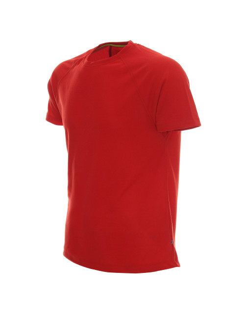 Promostars CHILL Herren-T-Shirt rot, Stickerei, Siebdruck, DTF-Logo-Aufdruck