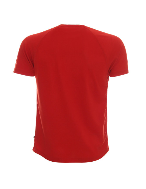 Promostars CHILL Herren-T-Shirt rot, Stickerei, Siebdruck, DTF-Logo-Aufdruck