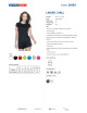 Promostars LADIES` CHILL Damen-T-Shirt, schwarzer Aufdruck, Stickerei, Siebdruck