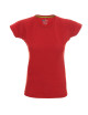 Promostars LADIES` CHILL DAMEN T-SHIRT DAMEN ROT mit Aufdruck und Stickerei