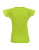 Promostars LADIES` CHILL DAMEN-T-SHIRT, LIME, Logodruck, Stickerei