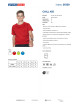 Promostars Children`s T-SHIRT CHILL KID 100% polyester RED print
