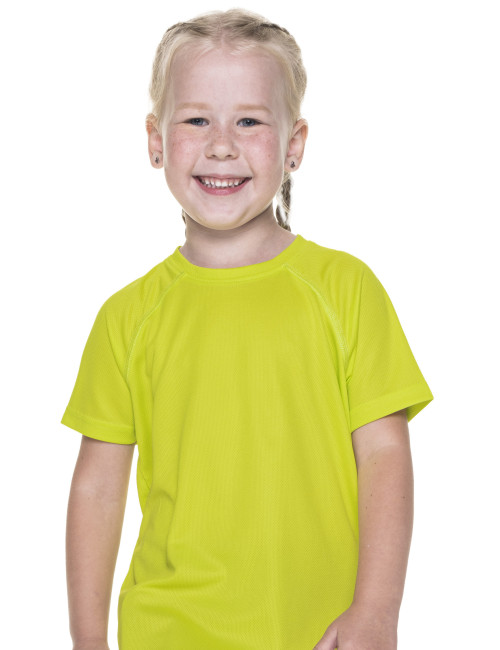 Promostars Children`s T-SHIRT CHILL KID 100% polyester LIME print