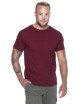 CRIMSON CUT SLIM Men`s T-SHIRT CHESTNUT embroidery screen printing logo print