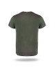 CRIMSON CUT SLIM HERREN-T-SHIRT WALDGRÜN, bedruckt mit Transferstickerei