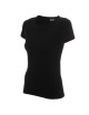 CRIMSON CUT LADIES' SLIM KOSZULKA Damska CZARNY nadruk logo sitodruk