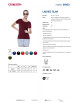 CRIMSON CUT LADIES` SLIM Damen-T-Shirt CHESTNONE mit aufgesticktem Logo