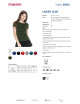 CRIMSON CUT LADIES` SLIM Damen-T-Shirt mit FOREST-Logodruck und Siebdruck