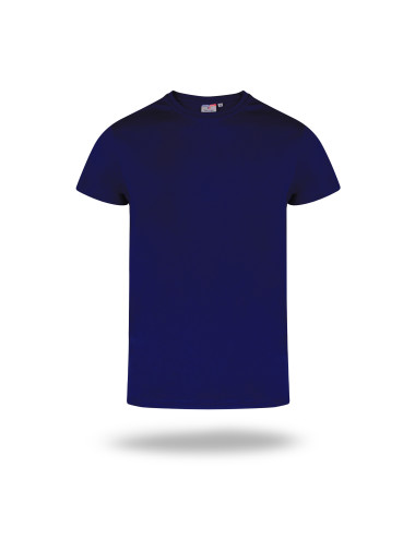 Promostars SLIM LIGHT Herren-T-Shirt, Marineblau, Siebdruck, Stickerei
