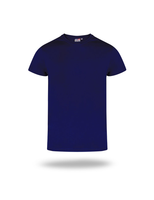 Promostars SLIM LIGHT Herren-T-Shirt, Marineblau, Siebdruck, Stickerei