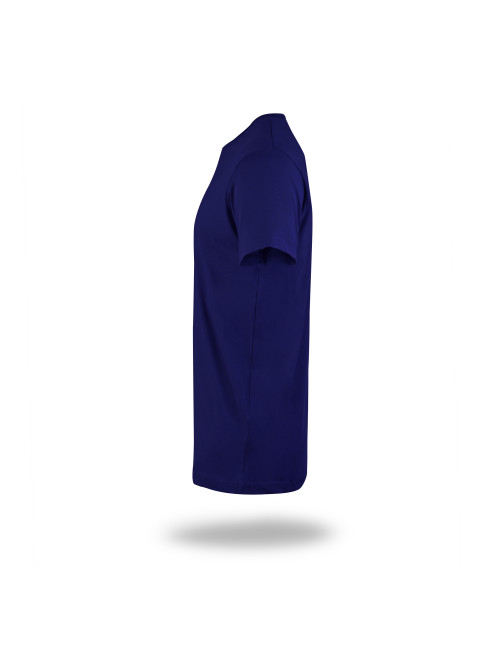 Promostars SLIM LIGHT Herren-T-Shirt, Marineblau, Siebdruck, Stickerei