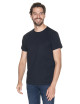 Promostars SLIM LIGHT Herren-T-Shirt, Marineblau, Siebdruck, Stickerei