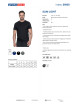 Promostars SLIM LIGHT Herren T-Shirt SCHWARZ mit Logoaufdruck für Firmenstickerei