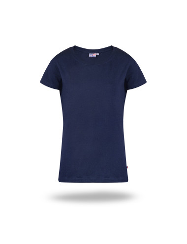 CRIMSON CUT LADIES` SLIM T-SHIRT Women`s LIGHT NAVY DTG logo embroidery