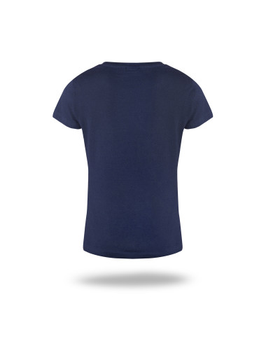 CRIMSON CUT LADIES` SLIM T-SHIRT Women`s LIGHT NAVY DTG logo embroidery